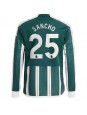 Manchester United Jadon Sancho #25 Replika Borta Kläder 2023-24 Långärmad